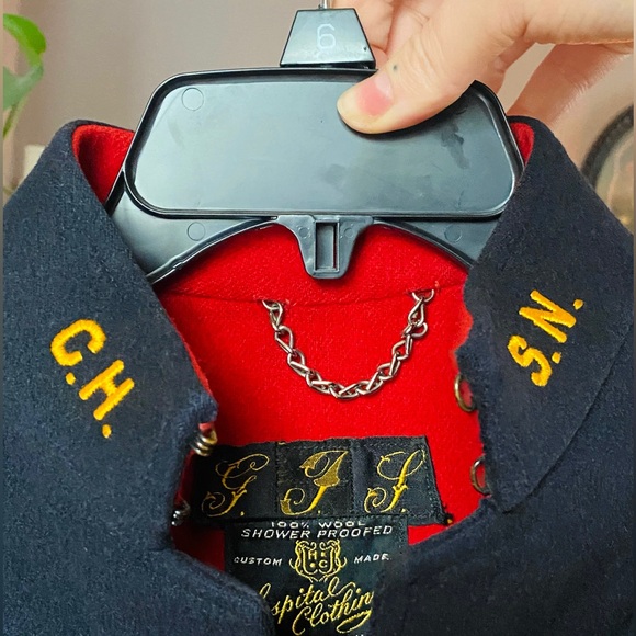 Vintage WWII-Era Wool Nurse's Cape CHSN - Picture 3 of 8